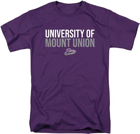 University Of Mount Union Official Stacked Unisex Adult T