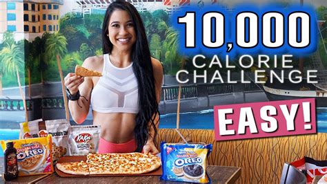 10 000 CALORIE CHALLENGE DESTROYED GIRL SCIENTIST VS FOOD EPIC