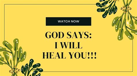 God Says Do You Want To Heal Gods Urgent Message To You