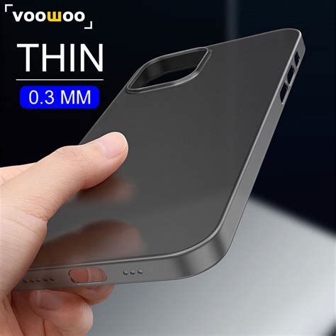 Dành Cho 0 3MM Siêu Mỏng Dành Cho iPhone 12 Mini 11 Pro XS Max X XR