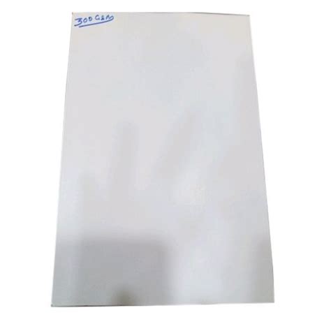 ITC Plain 300 GSM SBS White Paper For Packaging Boxes At 80 Kg In