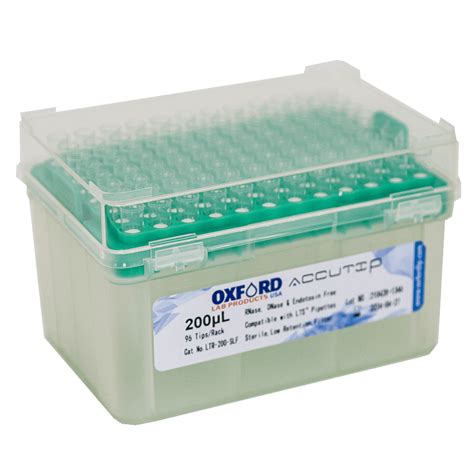 Oxford Ltr Pipette Tips Lts Compatible Tips