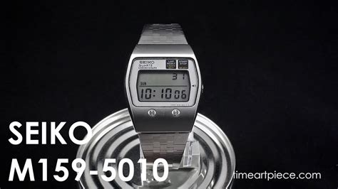 Seiko M Vintage Digital Lcd Chronograph Quartz Watch Youtube