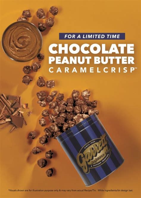 Garrett Popcorn Launches Chocolate Peanut Butter CaramelCrisp Flavour