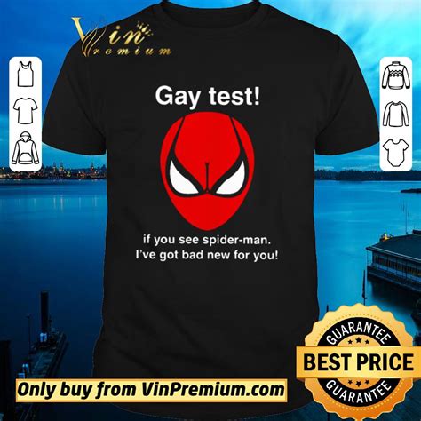 Official Spiderman Gay Test If You See Spider Man Ive Got Bad New For