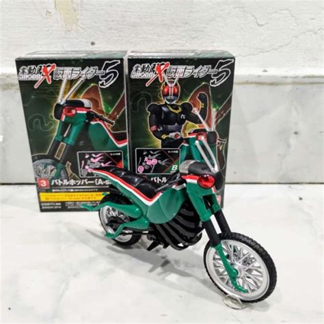 Promo Shodo X Battle Hopper Kamen Rider Black Satria Baja Hitam No Sodo