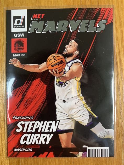 2022 23 PANINI Donruss Basketball NBA Stephen Curry NET MARVELS