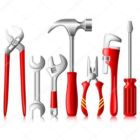 Mechanical Tools — Stock Vector © stockshoppe #19366463