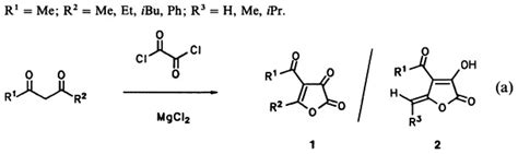 Facile Synthesis Of 4Acyl5alkyl2 3dioxo2 3dihydrofurans And