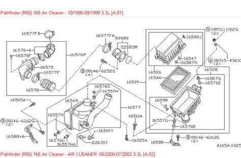 1998 Nissan Pathfinder I Need A Picture Or Series Of Pictures Of The Entire Oem Air Cleaner