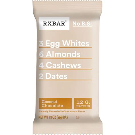 Rxbar Coconut Chocolate Protein Bar Shop Granola And Snack Bars At H E B