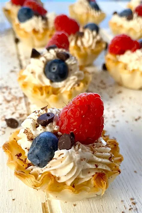 Philadelphia No Bake Mini Cheesecake In Phyllo Cups