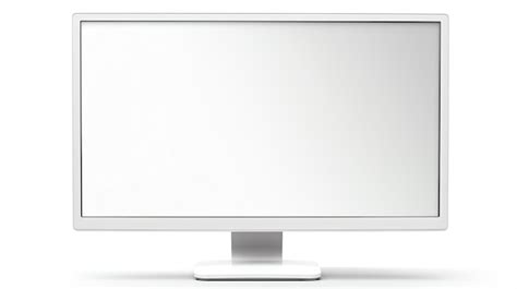 Premium AI Image | a white computer monitor with a white screen