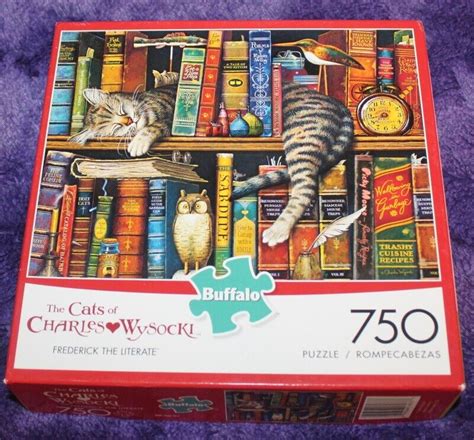 The Cats Of Charles Wysocki 750 Piece Jigsaw Puzzle Frederick The