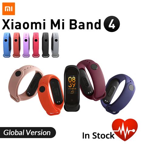 In Stock New Xiaomi Mi Band 4 Smart Miband 4 0 95 AMOLED Screen