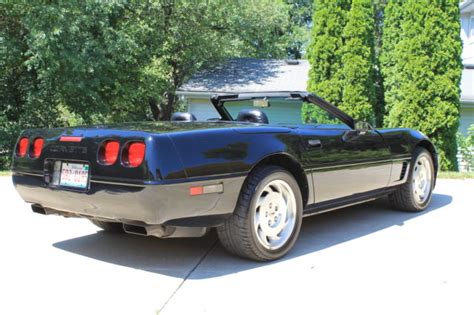 96 Corvette Convertible Black On Black On Black