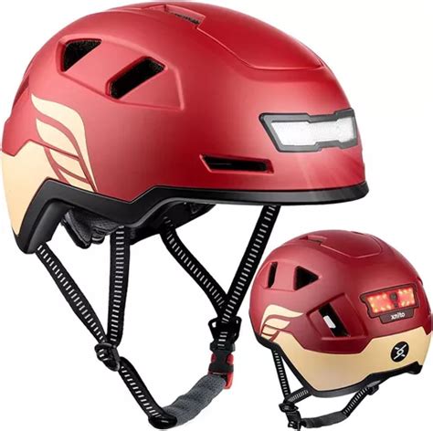 Casco Para Adulto C Luces Led Talla L Valkyrie Xnito Meses Sin Inter S