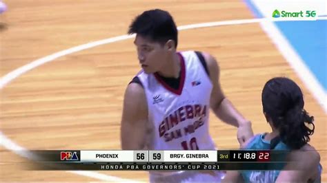 Arvin Tolentino Highlights Brgy Ginebra Vs Phoenix Govs Cup