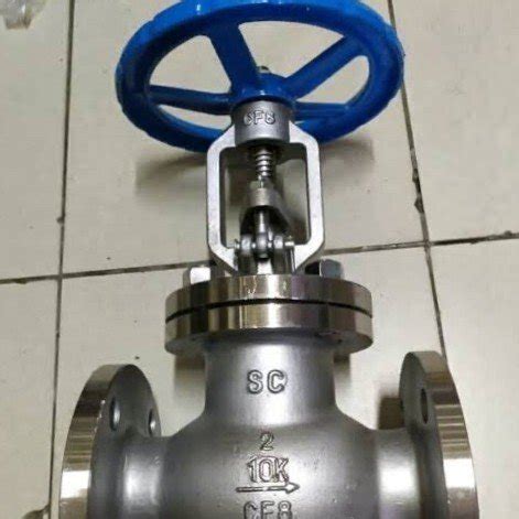 Jual Globe Valve Stainless Ss Jis K Ukuran Inch Di