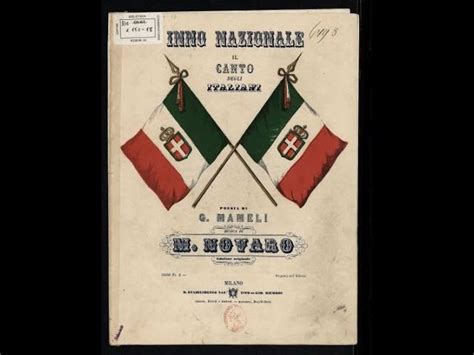 FRATELLI D'ITALIA ("Canto degli Italiani", 1847) con testo - ITALIAN ...