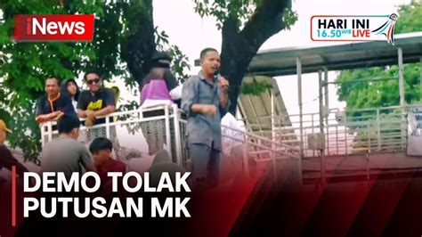 Massa Serukan Mosi Tak Percaya Ke Mk Youtube