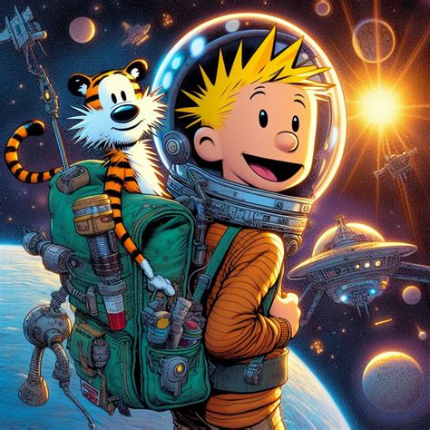 Calvin and Hobbes by MaxShockington on DeviantArt