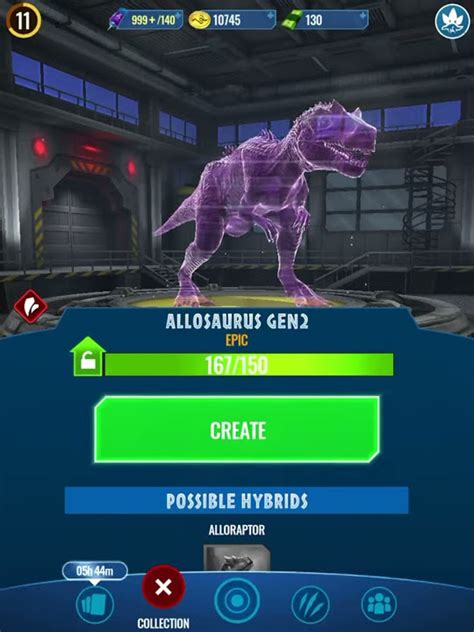 Allosaurus Gen 2 Unlocked Jurassic World Alive Ep49 Youtube