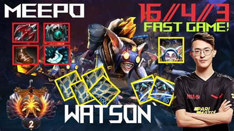 Watson Meepo Mid Gameplay Patch 7 31b Dota 2 Full Gameplay Player