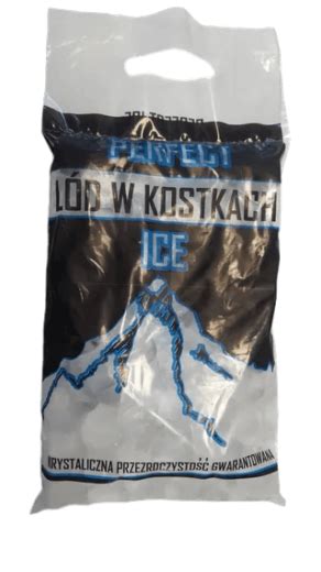 Lód w kostkach paczkowany 1kg 10kg Perfect Ice Wołomin