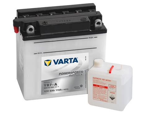 Varta Motorrad Batterie Powersports Freshpack 12V 508 013 008 Batterie