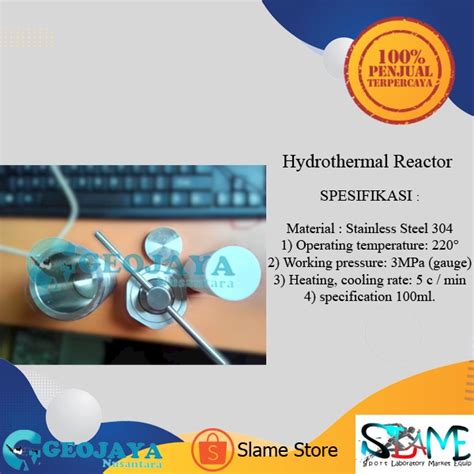 Jual Hydrothermal Reactor Ml High Pressure Autoclave For