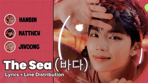 ZEROBASEONE 제로베이스원 바다 𝐙𝐁𝟏 𝐑𝐞𝐦𝐚𝐤𝐞 Lyrics Line Distribution YouTube