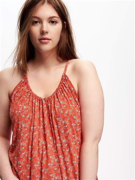 Relaxed Plus Size Suspended Neck Tank Old Navy