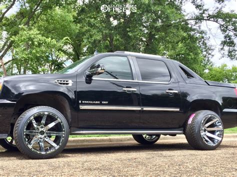 Cadillac Escalade Ext Wheel Offset Aggressive Outside Fender