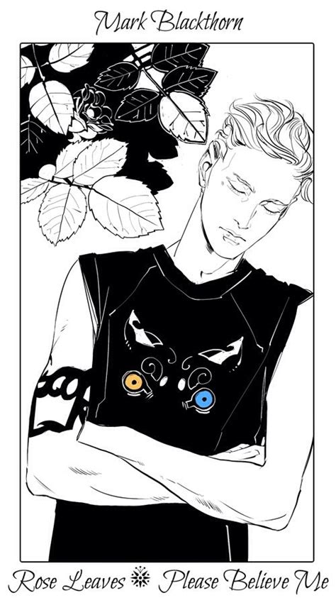 Mark Blackthorn Cassandra Jeans Flower Cards The Dark Artifices