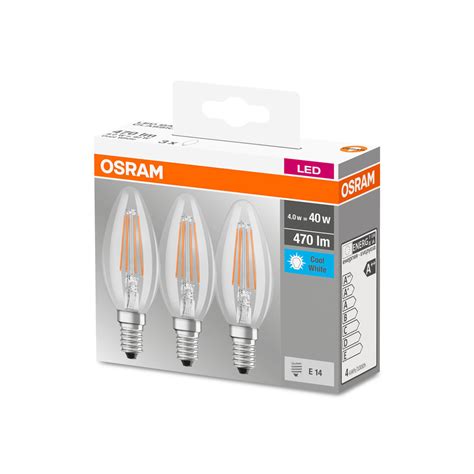 Osram świeca Led E14 4w Filament 470lm 3 Szt Lampy Pl