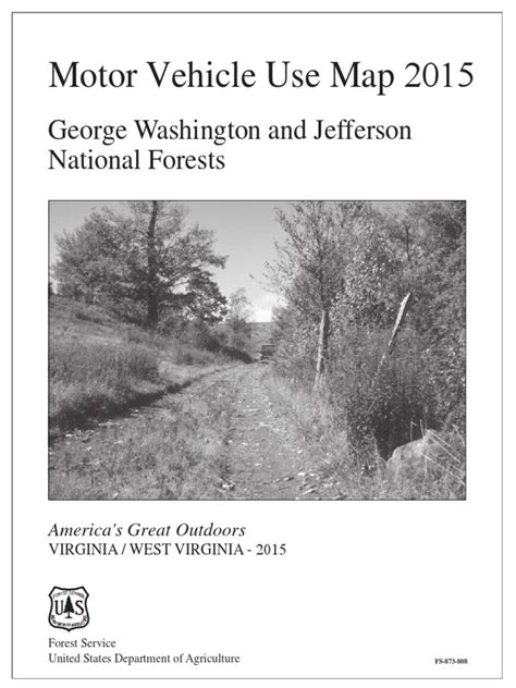 Motor Vehicle Use Map 2015 George Washington And Jefferson National Forests Pdf Trail