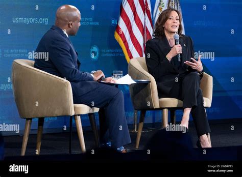 Washington United States 18th Jan 2024 Us Vice President Kamala