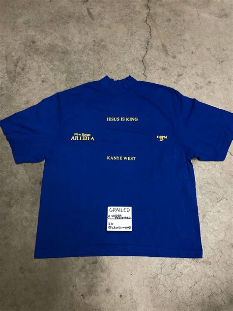 New Kanye Sunday Service T Shirt Royal Blue Medium Shirt Design