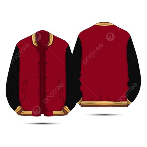 Mockup Jaket Universitas Depan Dan Belakang Jaket Universitas Tampak Depan Dan Belakang