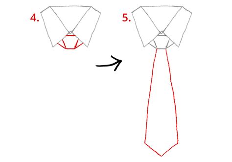 How To Draw A Tie Design School