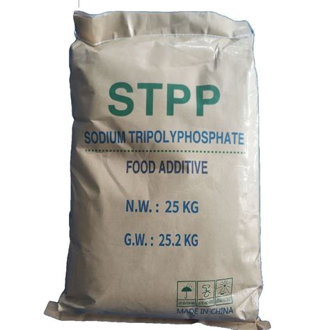 White Sodium Tripolyphosphate Powder For Industrial Packaging Size