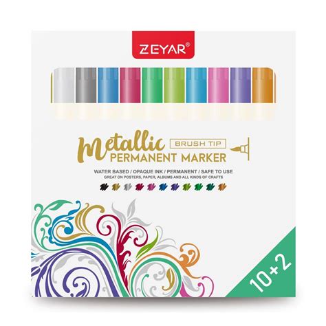 ZEYAR Metallic Marker Pens, P...B086C4BYWP | Encarguelo.com