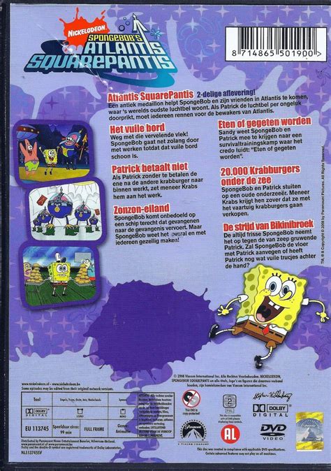 Spongebob Atlantis Squarpantis D Dvd Dvds