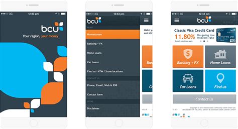 bcu Mobile Banking App | Design & Development Sydney - Binary Studio