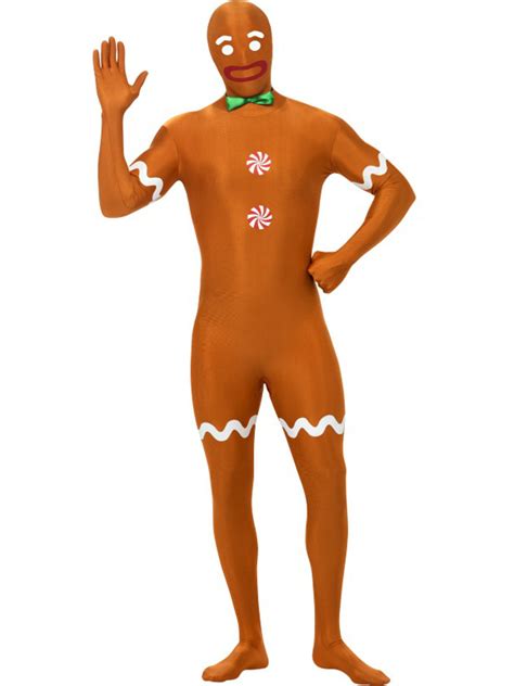 Mens Gingerbread Man Second Skin