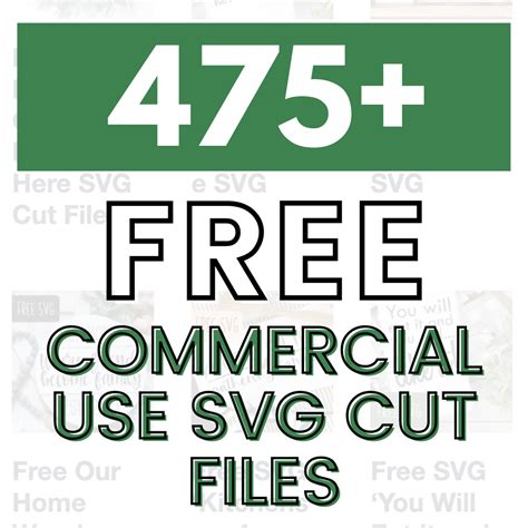 475+ Free Commercial Use SVG Cut Files - Cutting for Business