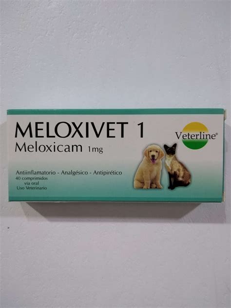 MELOXIVET 1MG TABLETA ORAL CAJA X 40 UND ANTINFLAMATORIO ANALGESICO