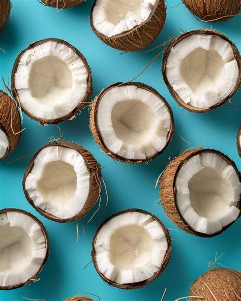 Coconuts Pattern Premium AI Generated Image