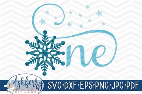 One Snowflake Svg Dxf Cut File 1040878 Cut Files Design Bundles